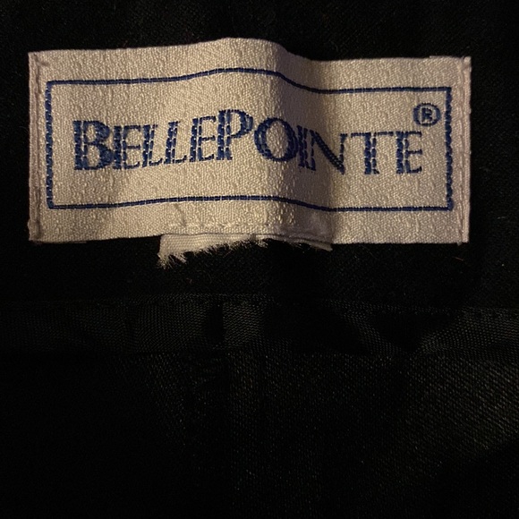 Bellepointe black velvet pants with shoes design.M - Picture 6 of 11
